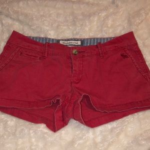 abercrombie & Fitch lowrise shorts
